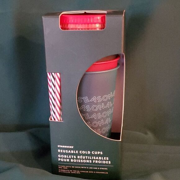 Starbucks Reusable Cold Cups Holiday New 24 oz. - Picture 3 of 4